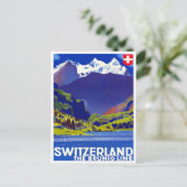 Zwitserland Briefkaart van vintage (Staand voorkant)