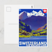 Zwitserland Briefkaart van vintage (Voorkant / Achterkant)