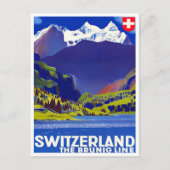 Zwitserland Briefkaart van vintage (Voorkant)