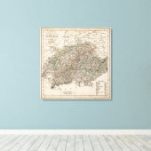 Zwitserland Canvas Afdruk (Insitu (Houten vloer))