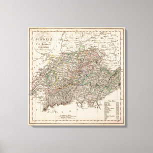 Zwitserland Canvas Afdruk