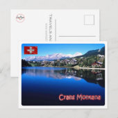 Zwitserland - Crans Montana - Briefkaart (Voorkant / Achterkant)
