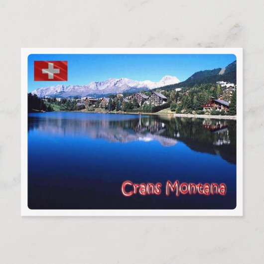 Zwitserland - Crans Montana - Briefkaart (Voorkant)