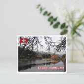 Zwitserland - Crans Montana - Briefkaart (Staand voorkant)