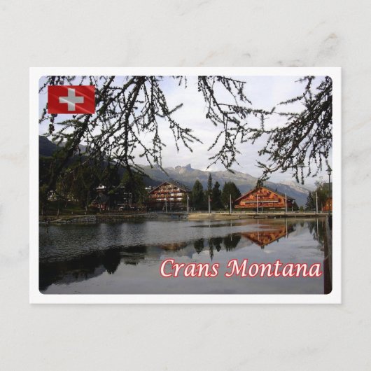Zwitserland - Crans Montana - Briefkaart (Voorkant)