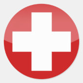 Zwitserland Cross sticker (Voorkant)
