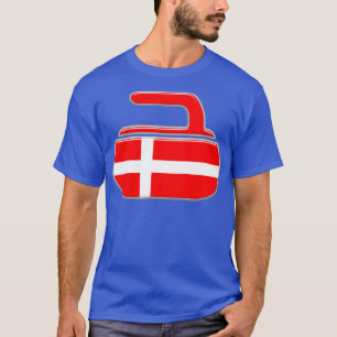 Zwitserland Curling Zwitserse vlag Curl Rock Class T-shirt
