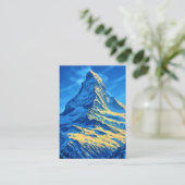 Zwitserland De Matterhorn Informatiekaartje (Staand voorkant)