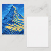 Zwitserland De Matterhorn Informatiekaartje (Voorkant / Achterkant)
