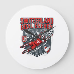 Zwitserland Doel Energie Skelet Aanvaller Naties B Grote Klok