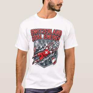 Zwitserland Doel Energie Skelet Aanvaller Naties B T-shirt