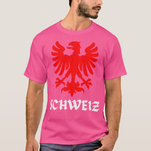 Zwitserland Eagle Swiss Flag Pride T-shirt