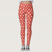 Zwitserland Edelweiss-patroon Leggings (Voorkant)