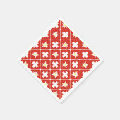 Zwitserland Edelweiss patroon Servet (Hoek)