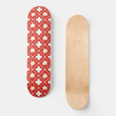 Zwitserland Edelweiss-patroon Skateboard (Voorkant)