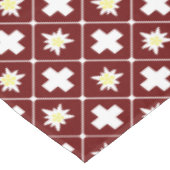 Zwitserland Edelweiss-patroon Tafelkleed (Gekanteld)
