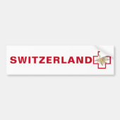 Zwitserland Edelweiss Schweiz SWISS Suisse Bumpersticker (Voorkant)