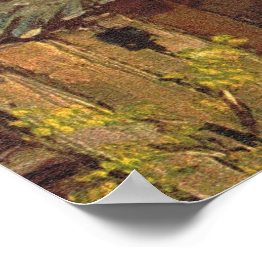  Zwitserland, een dorp in de Valais Poster (Hoek)