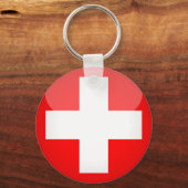 Zwitserland en Zwitserland mode/sleutelhanger Sleutelhanger (Voorkant)