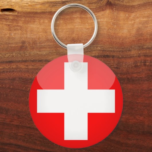 Zwitserland en Zwitserland mode/sleutelhanger Sleutelhanger (Voorkant)