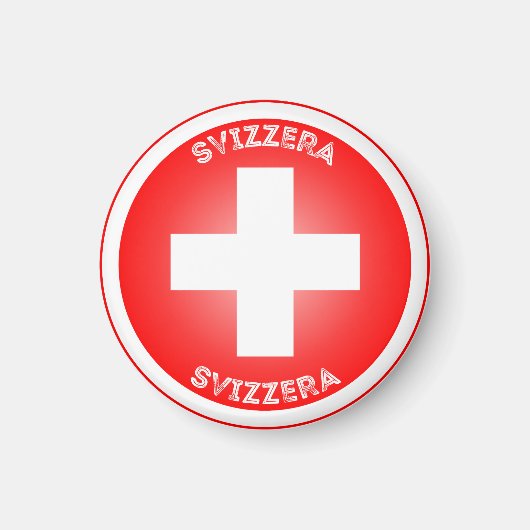 Zwitserland Erfgoed Embleem Magneet (Voorkant)
