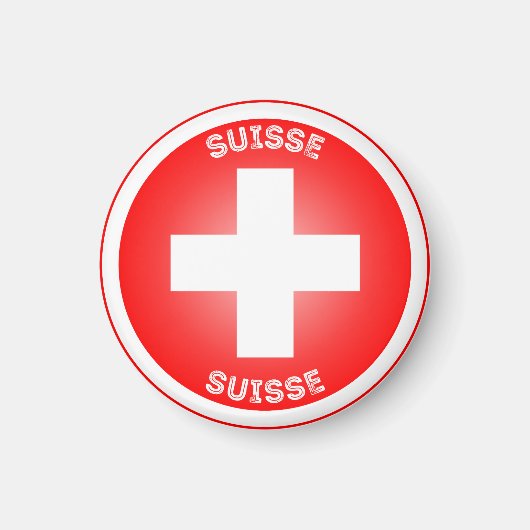 Zwitserland Erfgoed Embleem Magneet (Voorkant)