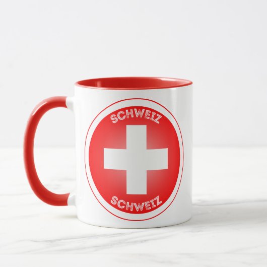 Zwitserland Erfgoed Embleem Mok (Links)
