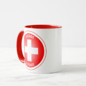 Zwitserland Erfgoed Embleem Mok (Voorkant links)