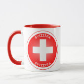 Zwitserland Erfgoed Embleem Mok (Links)