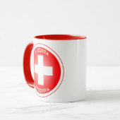 Zwitserland Erfgoed Embleem Mok (Voorkant links)