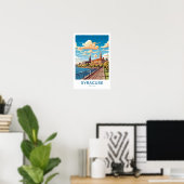 Zwitserland Europa Reisprint Poster (Thuiskantoor)