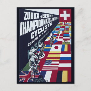Zwitserland Fietsen Zürich Bern Reizen Briefkaart