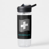 Zwitserland Fitness & Cross, Zwitserse vlag Waterfles (Links)