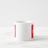 Zwitserland Flag Word Cloud Espresso Kop (Voorkant)