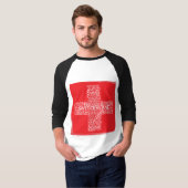 Zwitserland Flag Word Cloud  T-shirt (Voorkant volledig)