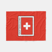 Zwitserland Fleece Deken (Voorkant (Horizontaal))