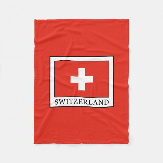 Zwitserland Fleece Deken (Voorkant)