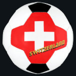 Zwitserland Football en Zwitserse vlag / sport Voetbal<br><div class="desc">Voetbal: voetbal Zwitserland en Zwitserland op maat - houd van mijn land,  favoriete team,  parkkampioenen,  patriotten / sportfans</div>