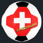 Zwitserland Football en Zwitserse vlag / sport Voetbal<br><div class="desc">Voetbal: voetbal Zwitserland en Zwitserland op maat - houd van mijn land,  favoriete team,  parkkampioenen,  patriotten / sportfans</div>