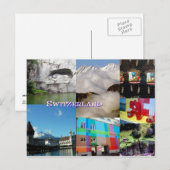 Zwitserland Fotocollage Briefkaart (Voorkant / Achterkant)