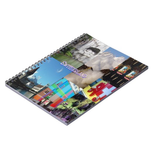 Zwitserland Fotocollage Notitieboek (Linkerzijde)