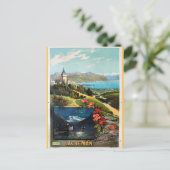 Zwitserland Frankrijk Meer van Genève Leman Briefkaart (Staand voorkant)
