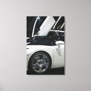ZWITSERLAND, GENEVA: 75e jaarlijkse autosalon van Canvas Afdruk