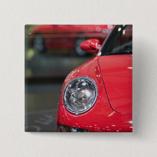 ZWITSERLAND, GENEVA: 75e jaarlijkse autosalon van  Vierkante Button 5,1 Cm