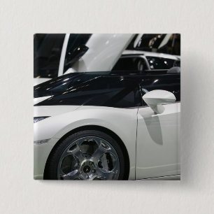 ZWITSERLAND, GENEVA: 75e jaarlijkse autosalon van  Vierkante Button 5,1 Cm