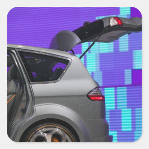 ZWITSERLAND, GENEVA: 75e jaarlijkse autosalon van Vierkante Sticker
