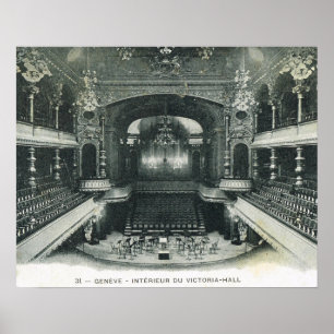  Zwitserland, Genève 1910, Victoria Hall Poster