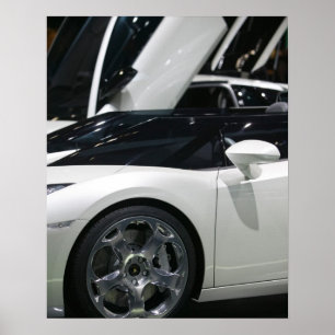 ZWITSERLAND, GENEVE: 75e jaarlijkse autosalon van  Poster
