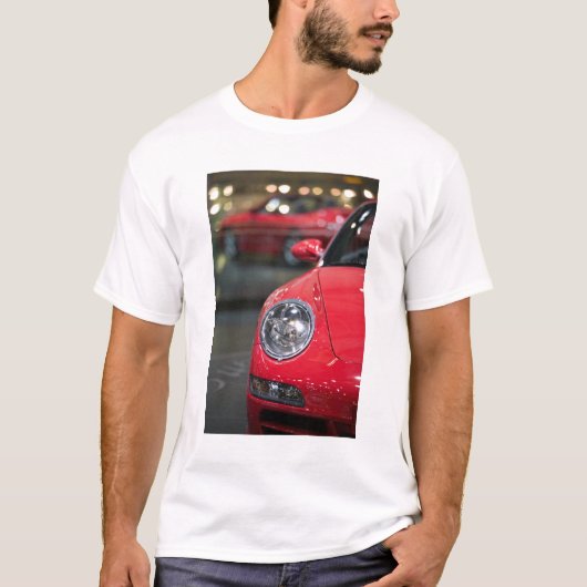 ZWITSERLAND, GENÈVE: 75e jaarlijkse Genève Auto 8 T-shirt (Voorkant)