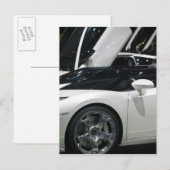 ZWITSERLAND, GENÈVE: 75e jaarlijkse Genève Auto 9 Briefkaart (Voorkant / Achterkant)